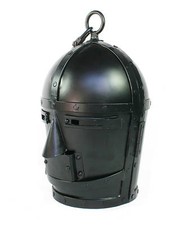 EISERNE MASKE Fessel Schelle Helm LARP Halseisen X01KB