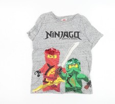 Tu Jungen T-Shirt grau Ninjago
