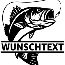 Auto Aufkleber Fisch Angeln