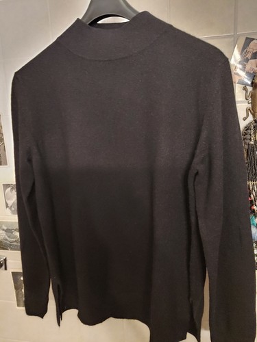 Cashmere pulli schwarz 38 - schwarz, gr.