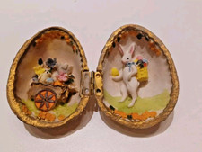 Osterei - aufklappbar -  evtl. Keramik Osterdekoration 