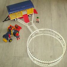 Playmobil Zirkus-Traktor 3734 von 1991 und Raubtier-Käfigwagen