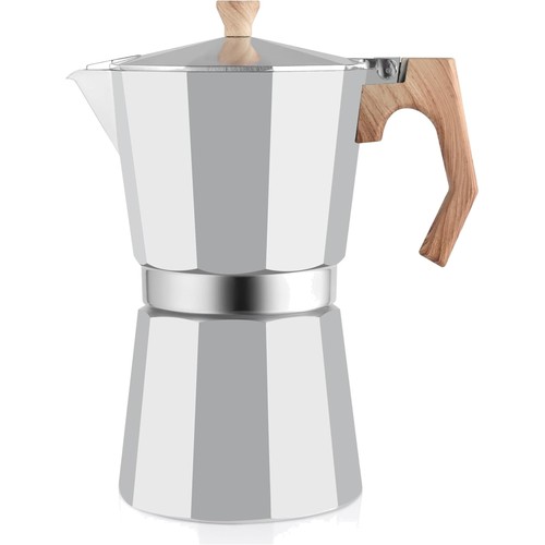 Aluminium espressokocher - aluminium, 12