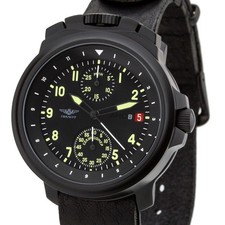Poljot 3133 Chronograph BORTOVIE AYC-B russische B-Uhr Beobachtungsuhr Bullhead