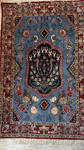 Perser teppich seide ghom - teppich,