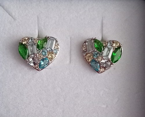 Diamonique herz ohrstecker - diamonique,