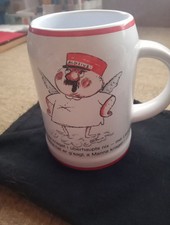 Bierkrug Münchener Aloisius Krug 1/2 Ltr. (a. Manna Kriagat i) Bayerisch