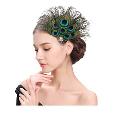 Kopfschmuck pfau haarschmuck - pfau,