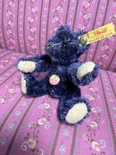STEIFF XS dunkelblau MINI Teddy 6cm Bear 039041 SELTEN!