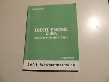 Ergänzungs Motor Werkstatthandbuch Hyundai Santa Fe 2,0 CRDI Trajet Elantra