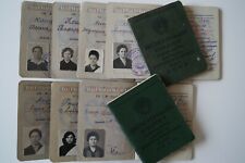 FRAU Offizier Wehrpass Soldbuch Militärpass UdSSR Rote Armee СССР военный билет 