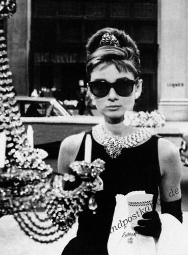 Audrey hepburn postkarte - hepburn,