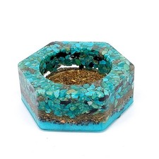 Orgonit Teelichthalter mit