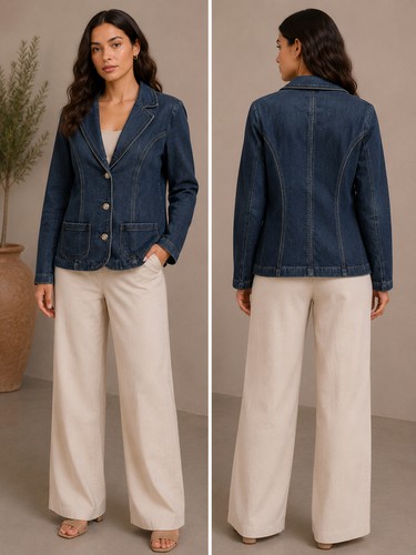 Jeansblazer 36 dunkelblau - gr.,