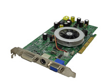 MSI GeFORCE FX5600 256MB DDR SDRAM AGP 4x GRAFIKKARTE DVI VGA S-Video #GK10744