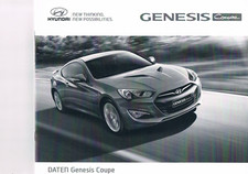 Prospekt Hyundai Genesis Coupe Daten + Preise von August 2012 