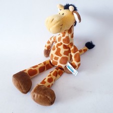 NICI Giraffe Wild Friends Stofftier Plüsch 27 cm sitzend Vintage
