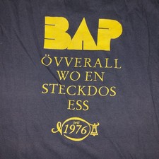 ur-altes BAP Shirt Tour 2002 Gr. XL " Steckdos "  Niedecken`s BAP Major Kölsch