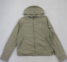Ralph Lauren Jacke Herren Gr. M Anorak Kurzmantel Übergangsjacke Hoodie Polo