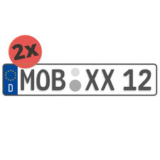 2x Carbon Auto/KFZ Euro