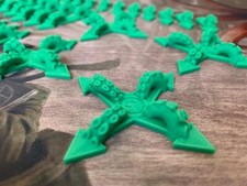 3D Brettspiele Arkham Horror LCG Wegmarker Set 3D Druck Grün Tentakel Zubehör