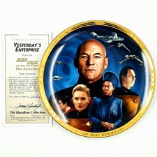 SAMMELTELLER STAR TREK NEXT GENERATION YESTERDAYS ENTERPRISE HAMILTON COLLECTION