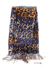 Damen Schal Fransen Muster