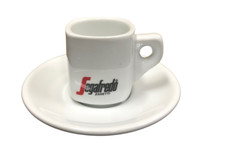 Segafredo Logo Espressotasse mit Untersasse 4 Stück