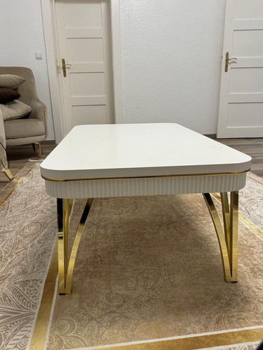 Tisch weiß goldsuper zustand - tisch,