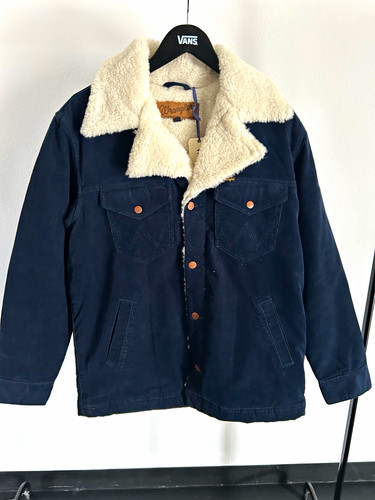 Wrangler herren cordjacke blau - herren,