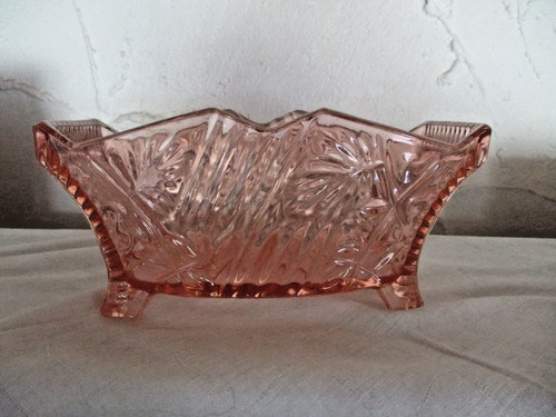 Art deco rosalin pressglas - rosalin,