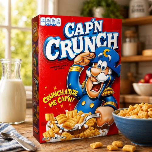 Cap crunch cerealien 360g - crunch,
