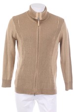 JÖRG PETERSON Strickjacke Reißverschluss XL beige