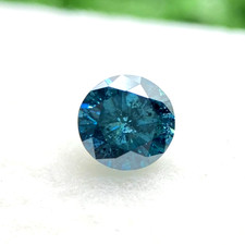 0.23 Karat Blau Farbe Runde Form Brillantschliff Loser Diamant Natur Für Gift