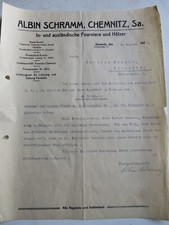 Chemnitz , Rechnung 1922 