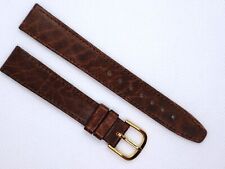 Original FORTIS Uhrenarmband 16 mm Braun Echtleder Armband unisex