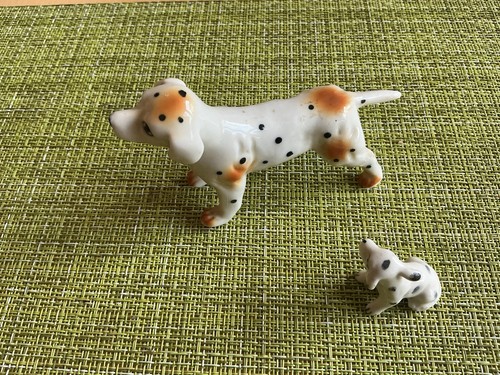 Porzellan hunde dalmatiner - porzellan,