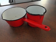 Vintage Email Emaille Rot