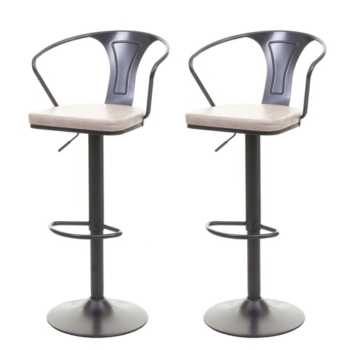 2er set barhocker hwc h10b - barhocker, hwc-h10b