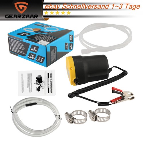 12v öl absaugpumpe schlauch - 12v,