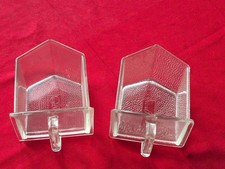 2 x alte Glasschütten /