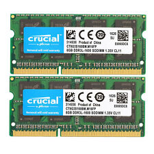 CRUCIAL DDR3L 8GB 16GB 32GB