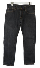Carhartt Bronco Pant Herrenjeans W32/L32 Regular Fit Reißverschluss Fly Dunkel