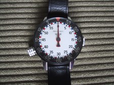 HEUER MILITARY Rallye-Beifahrer-Armband-Stoppuhr 1975 neuw. Heuer-Armband