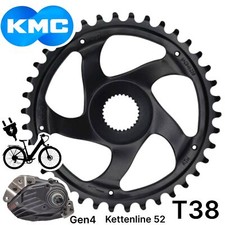 KMC Ebike Fahrrad Kettenblatt für Bosch Gen.4  Antriebsritzel 38 Zähne KL 52