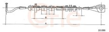 Gaszug COFLE 10.086 für 17 53