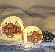 Kugel mit Licht & Timer