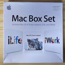 Apple Mac Box Set v.10.6 Snow Leopard Family Pack Intel-based Mac - MC210Z/A