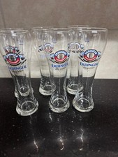 6x Erdinger Gläser Glas 0,3l Weißbier Hefe Weizen Gläser Gastro Geeicht