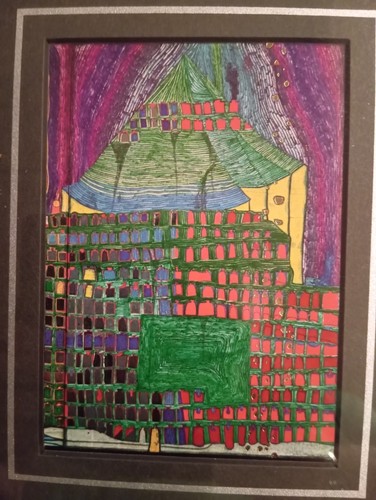 Kunstdruck hundertwasser - kunstdruck,